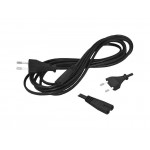 Kabel sieciowy zasilający 5m płaski fasolka