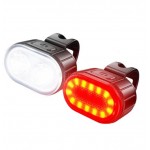Lampa rowerowa przednia + tylna 2.6x4.5cm komplet