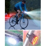 Lampa rowerowa przednia + tylna 2.6x4.5cm komplet