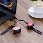 Lampa rowerowa przednia + tylna 2.6x4.5cm komplet