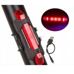 Lampa rowerowa przednia 1600lm + tylna BARDZO MOCNA!!!