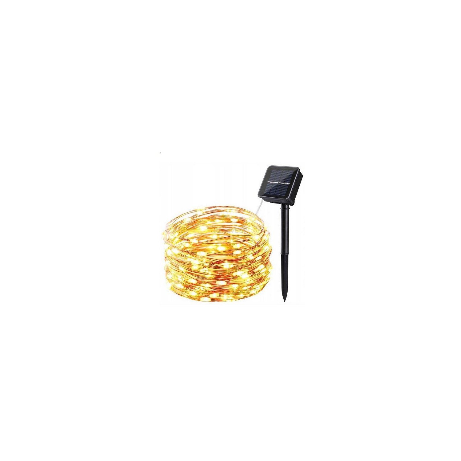 Łańcuch świetlny solarny 10m 100LED choinkowe ozdobny