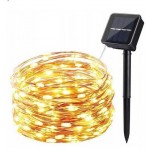Łańcuch świetlny solarny 10m 100LED choinkowe ozdobny