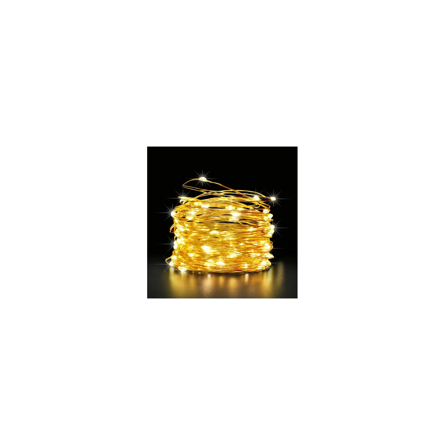 Łańcuch świetlny solarny 10m 100LED choinkowe ozdobny