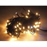 Lampki choinkowe 100 x LED Flash ciepły biały flash zimny biały 9,8m IP20 230V