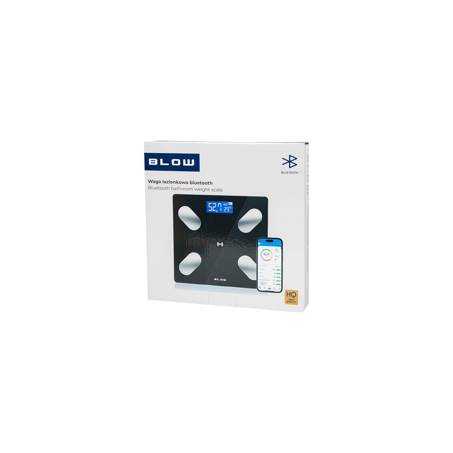 Waga łazienkowa bluetooth 180kg BLOW