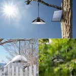 Żyrandol solarny LED pojedynczy 14,8x6.4cm