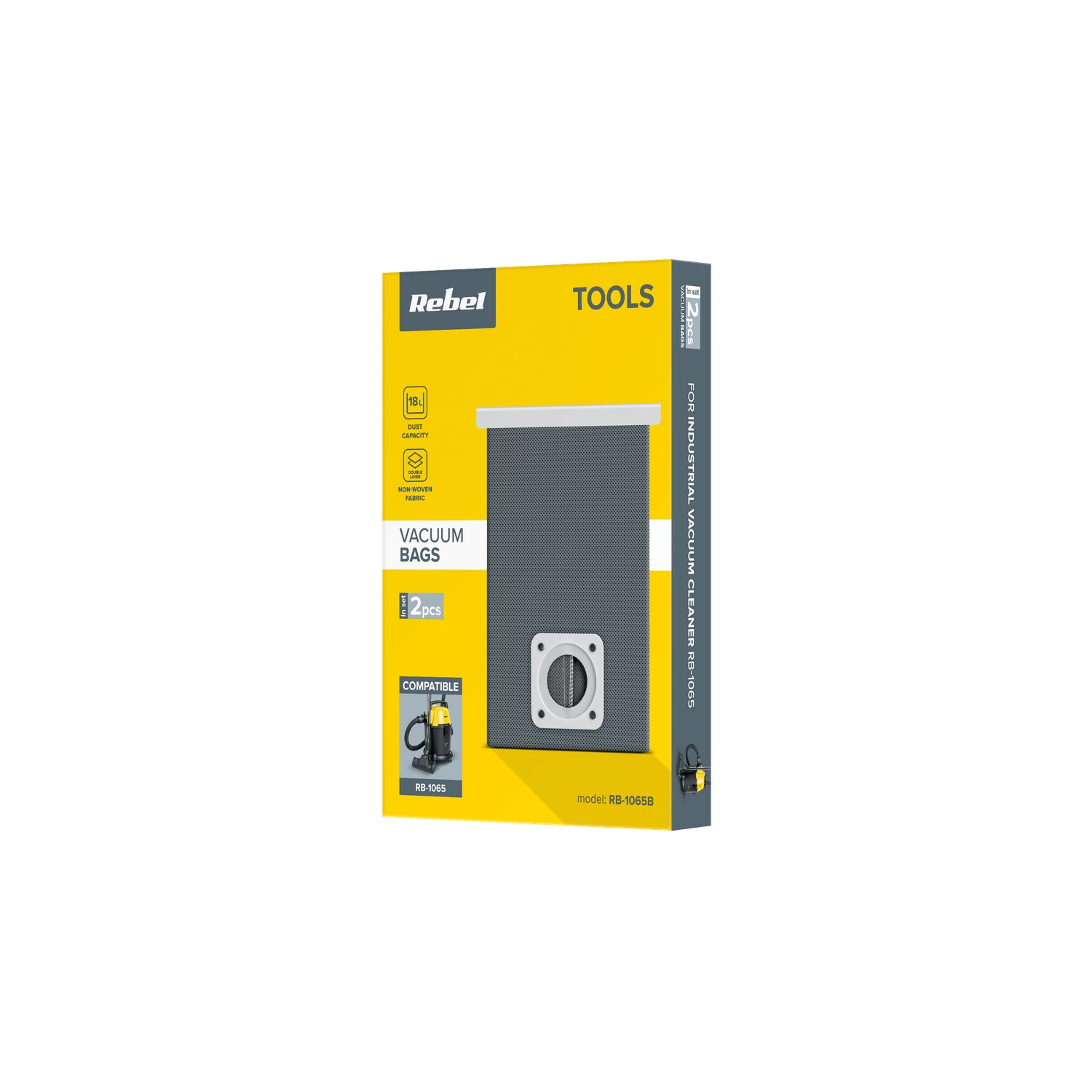 Worki do odkurzacza REBEL RB-1065 kpl/2szt