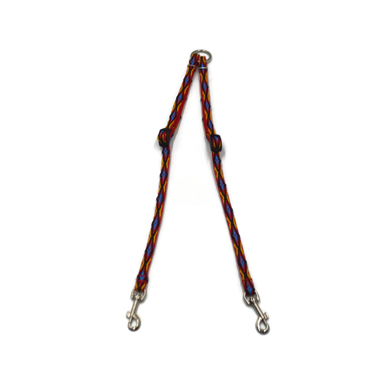 A-268 Rozdzielacz regulowany romb 10mm/40-60cm : Kolor - Czerwony