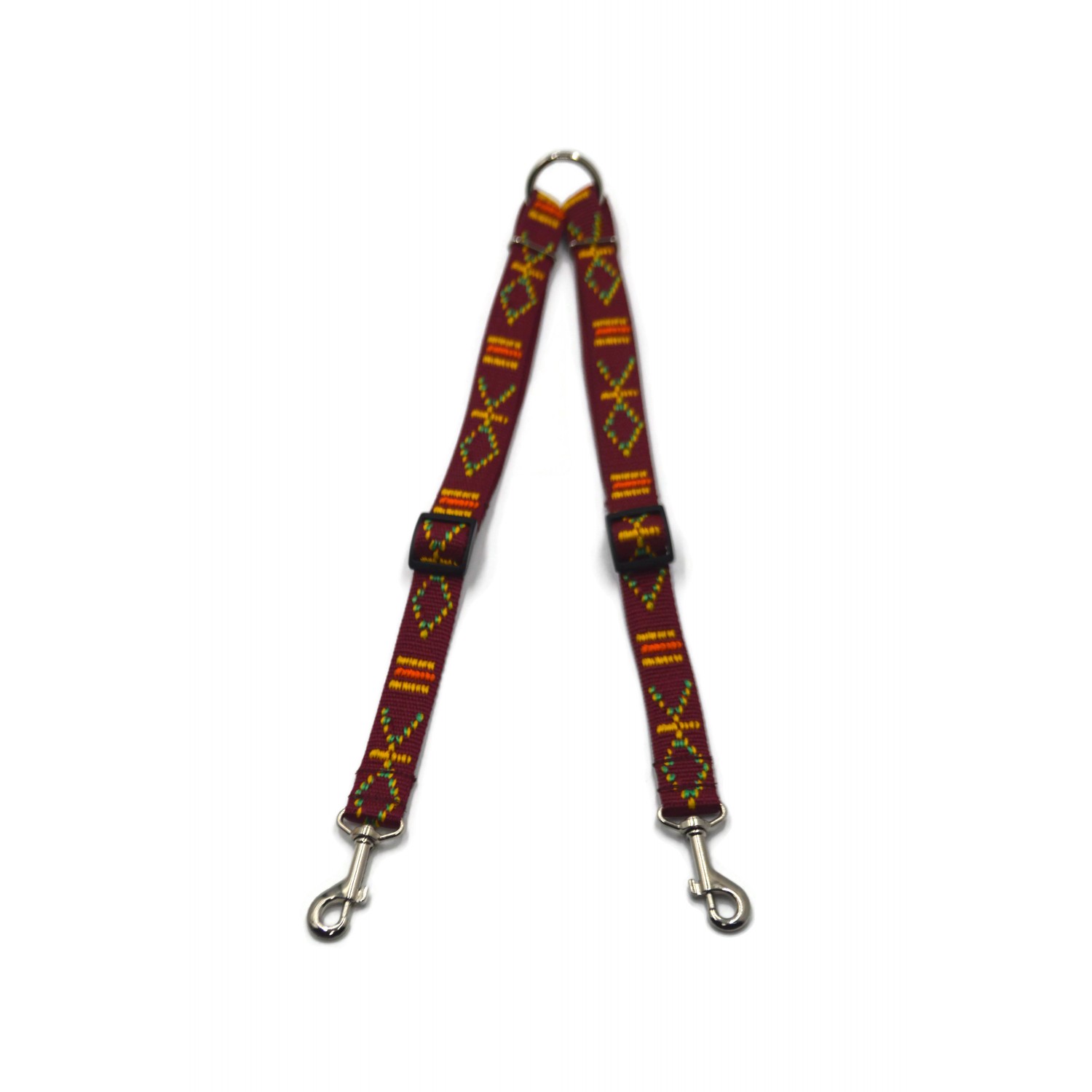 A-276 Rozdzielacz regulowany Indiański 25mm/50-75cm : Kolor - Bordowy