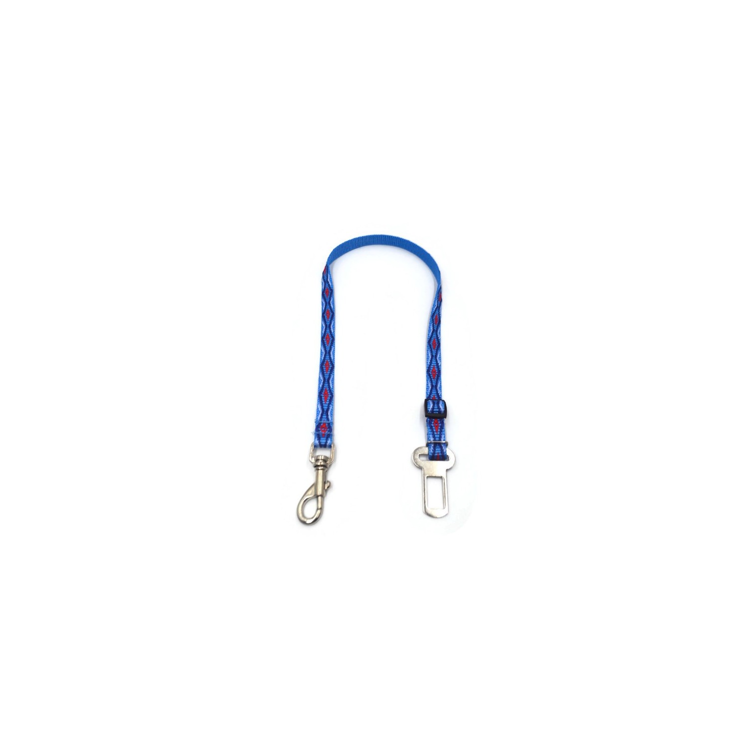 A-097 ZAPIĘCIE SAMOCHODOWE ROMB 15MM : Kolor - Błękitny