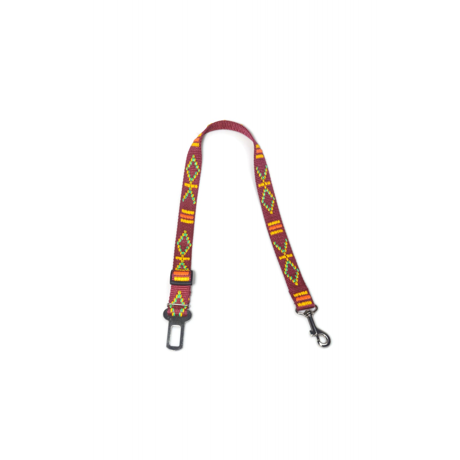 A-146 ZAPIĘCIE SAMOCHODOWE INDIAŃSKIE 25MM : Kolor - Bordowy