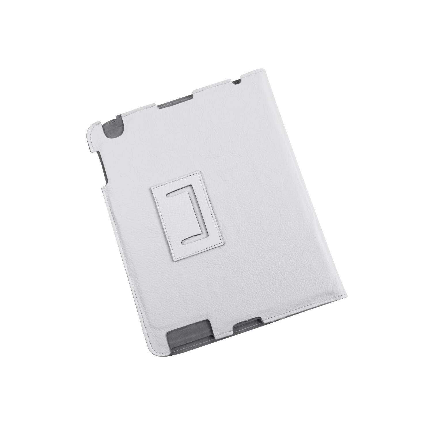 Etui dedykowane do Apple iPad 2 skóra białe naturalna Quer KOM0446