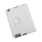 Etui dedykowane do Apple iPad 2 skóra białe naturalna Quer KOM0446