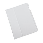 Etui dedykowane do Apple iPad 2 skóra białe naturalna Quer KOM0446