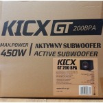 Subwoofer aktywny KICX GT200BPA 200W RMS
