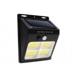 Lampa solarna ścienna 4W 4x COB z czujnikiem ruchu zmierzchu