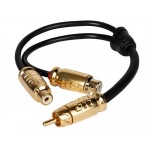 Kabel RCA Headshot RCY-2F1M-0.25 łącznik