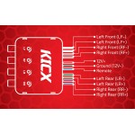Konwerter RCA KICX HL04MS poziomu sygnału 4 kanałowy