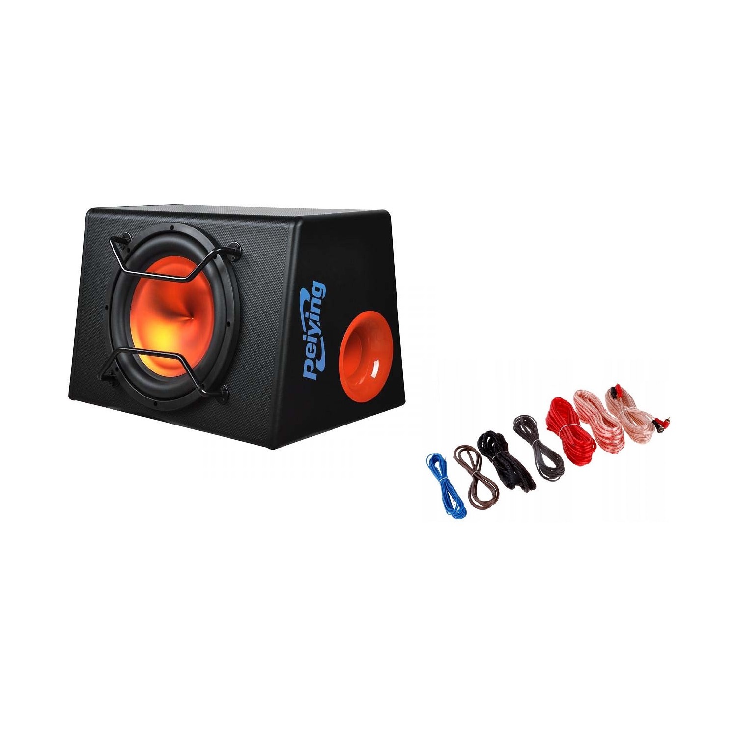 Subwoofer aktywny Peiying PY-BB300X + KABLE