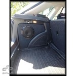 Obudowa subwoofera BASSER FBskod07 Skoda Rapid Spaceback 200mm