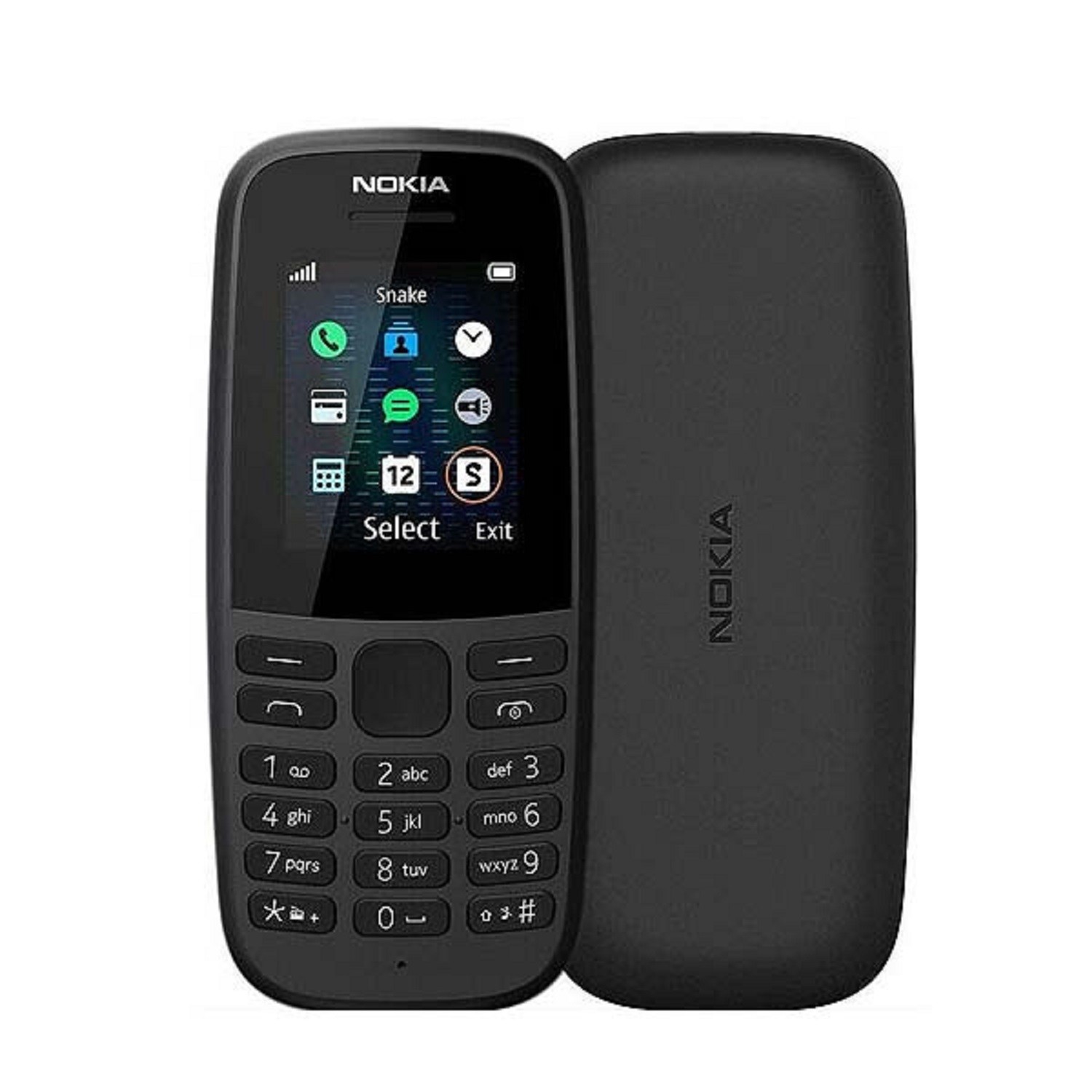 TELEFON GSM NOKIA 105 2019 CZARNY DLA SENIORA