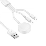 ŁADOWARKA INDUKCYJNA IPHONE USB APPLE WATCH CABLE 3W1 APPX