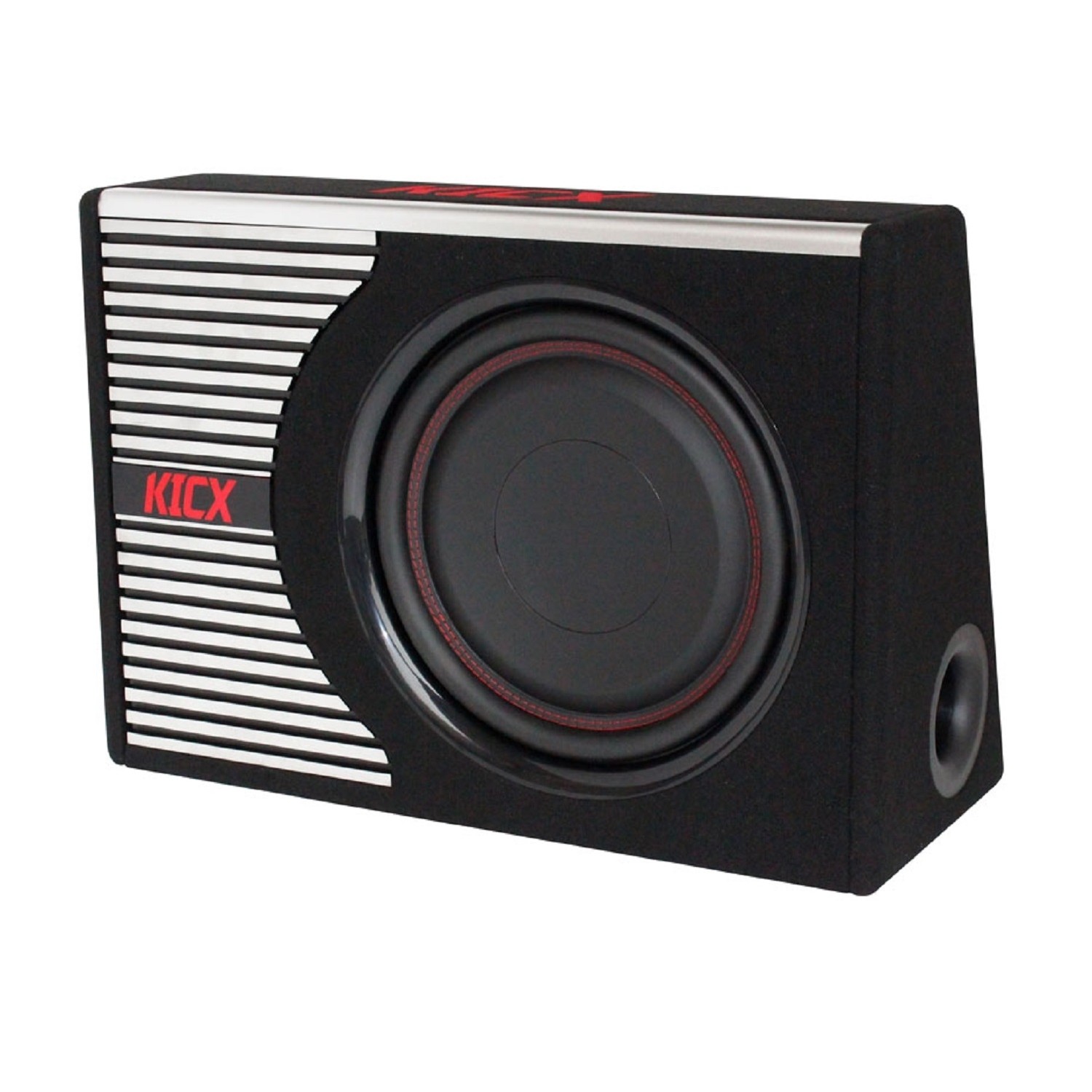 Subwoofer aktywny KICX GT403BPA wąski + KABLE