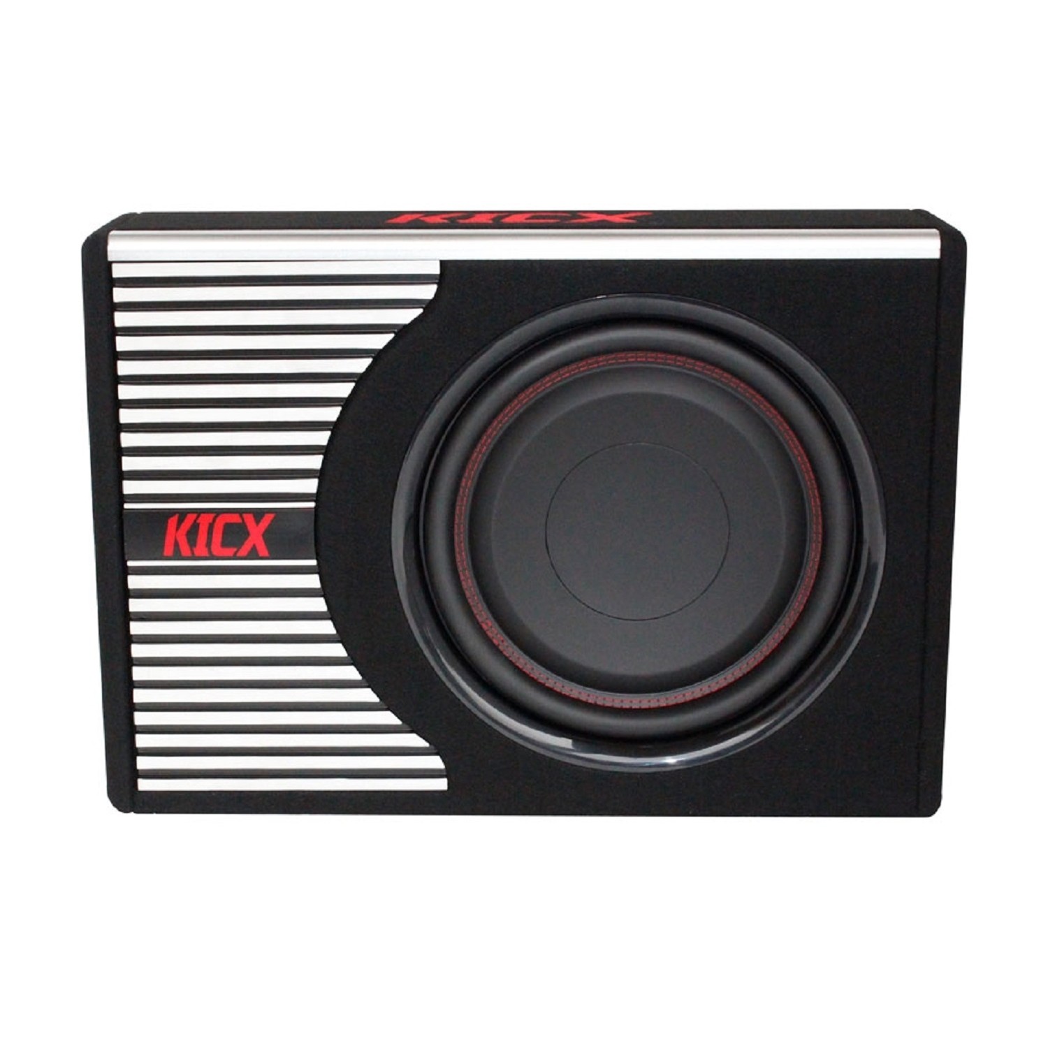 Subwoofer aktywny KICX GT403BPA wąski + KABLE