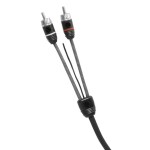 KABEL RCA 2xEKRAN STER 60cm AUDIO DUE PHONOCAR 06020