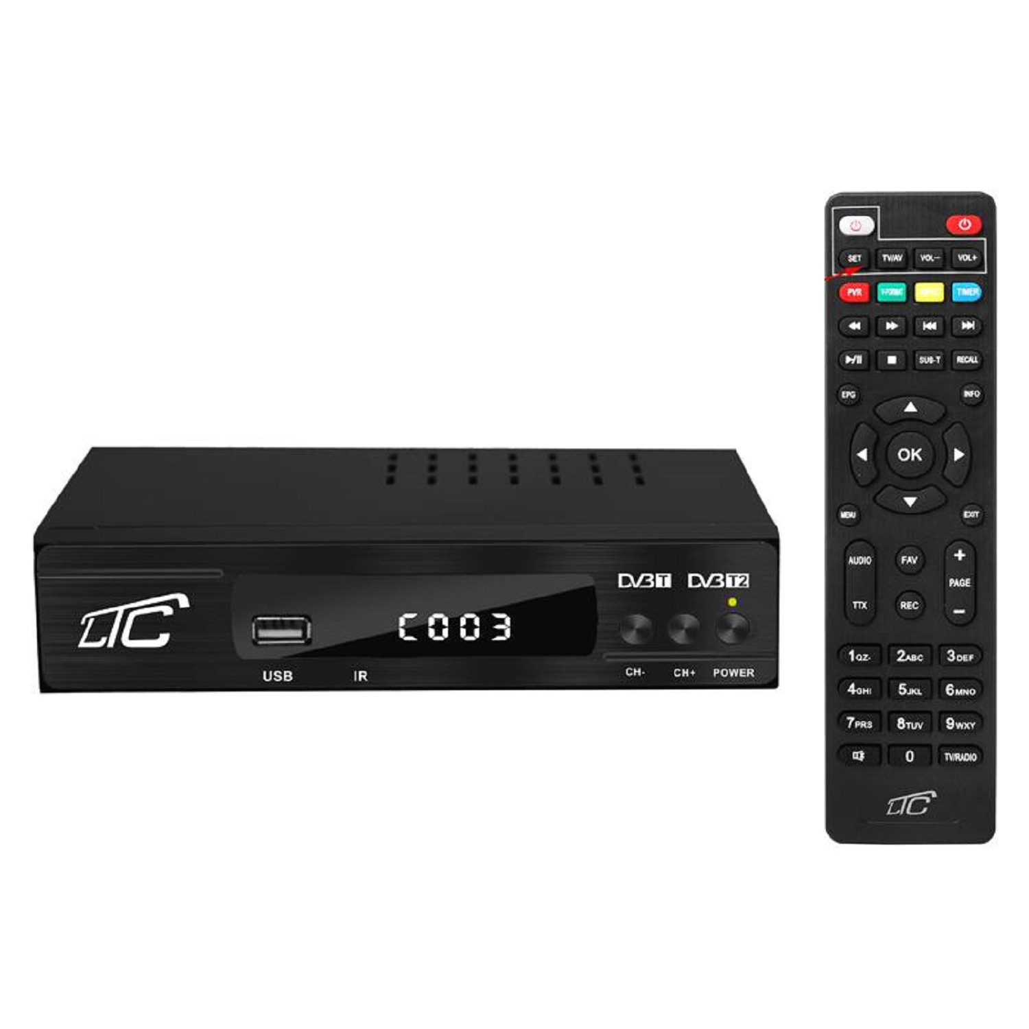 Tuner DVB-T-2 LTC TV...