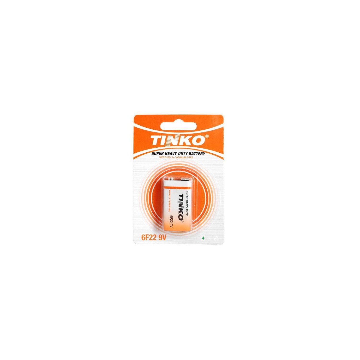 Bateria TINKO 6F22 9V 1szt/blister