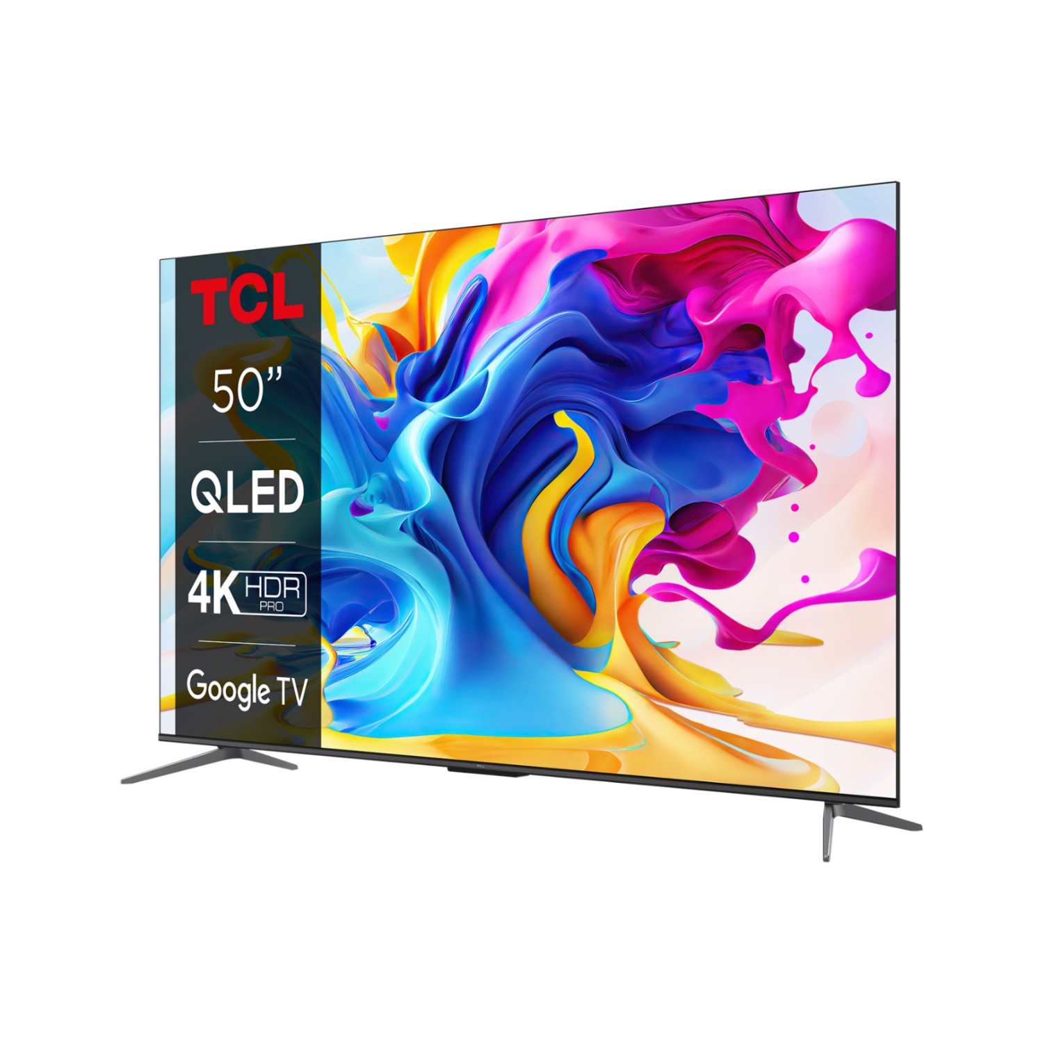 Telewizor 50" Qled GoogleTV TCL 50C645X1 DVB-T2/C/S2 H.265 HEVC