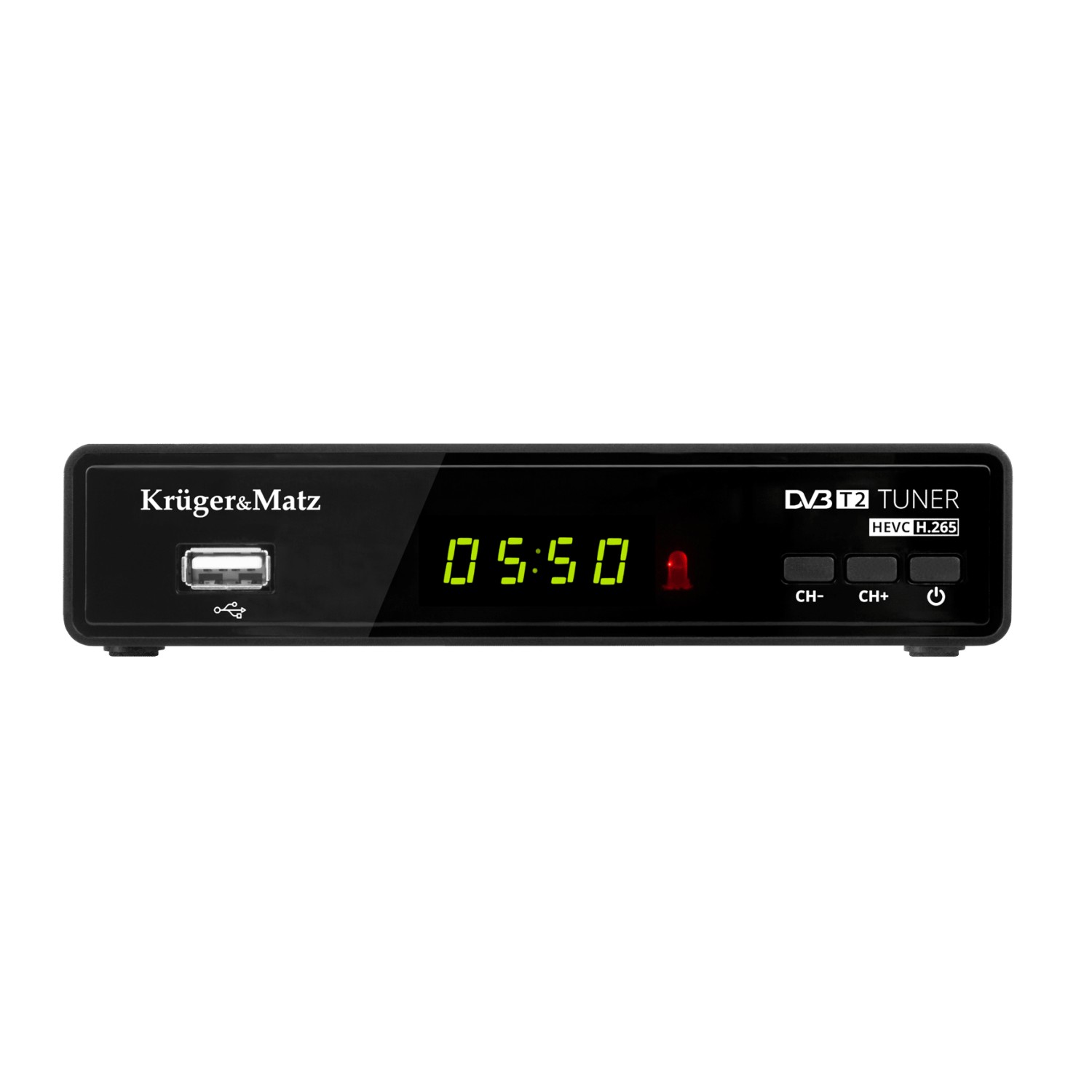 Tuner DVB-T2 H.265 HEVC Kruger&Matz