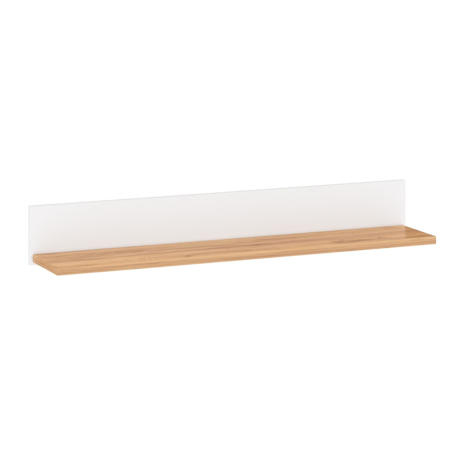 LANZETTE D SHELF 115 nimfea alba / oak craft gold