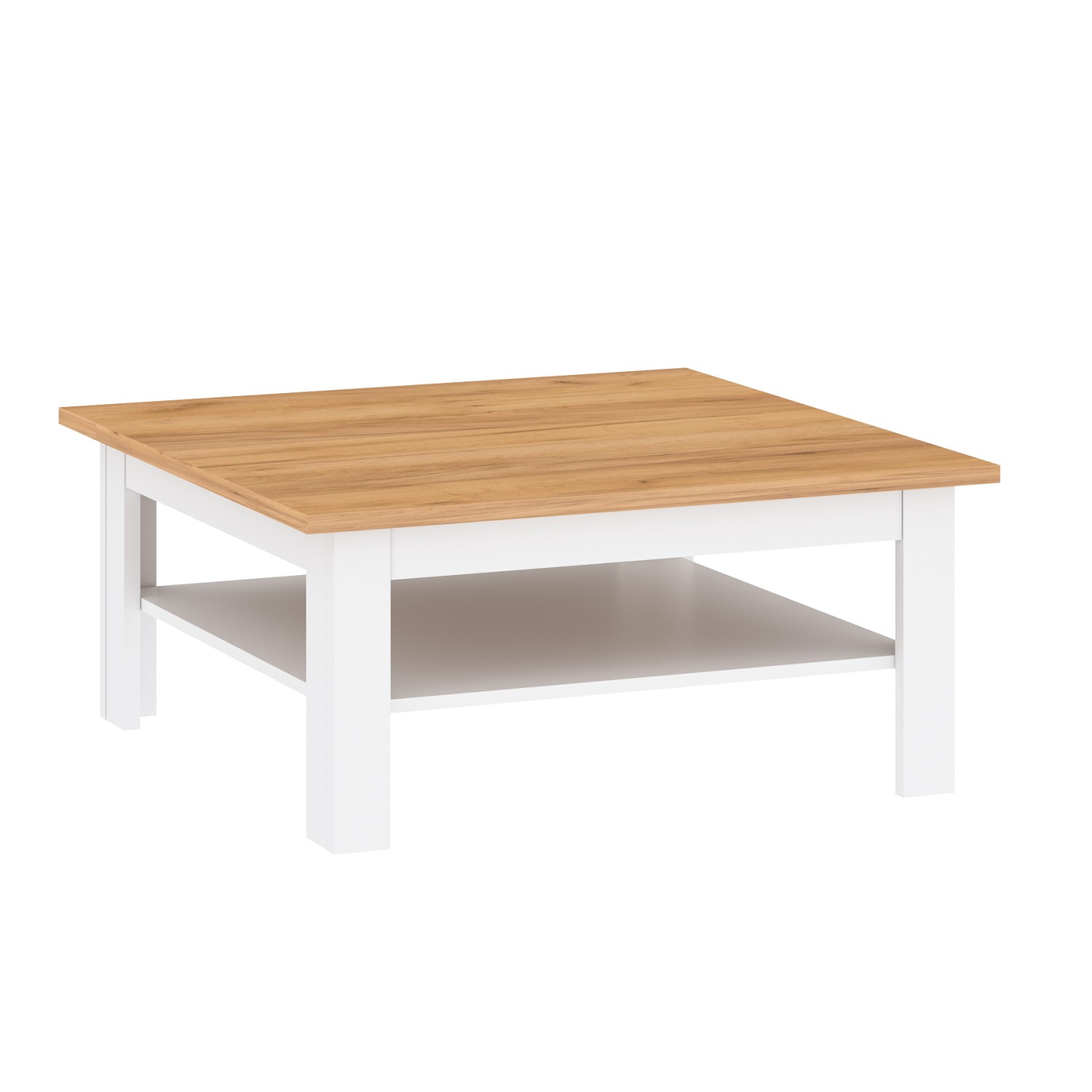 LANZETTE T COFFEE TABLE nimfea alba / oak craft gold