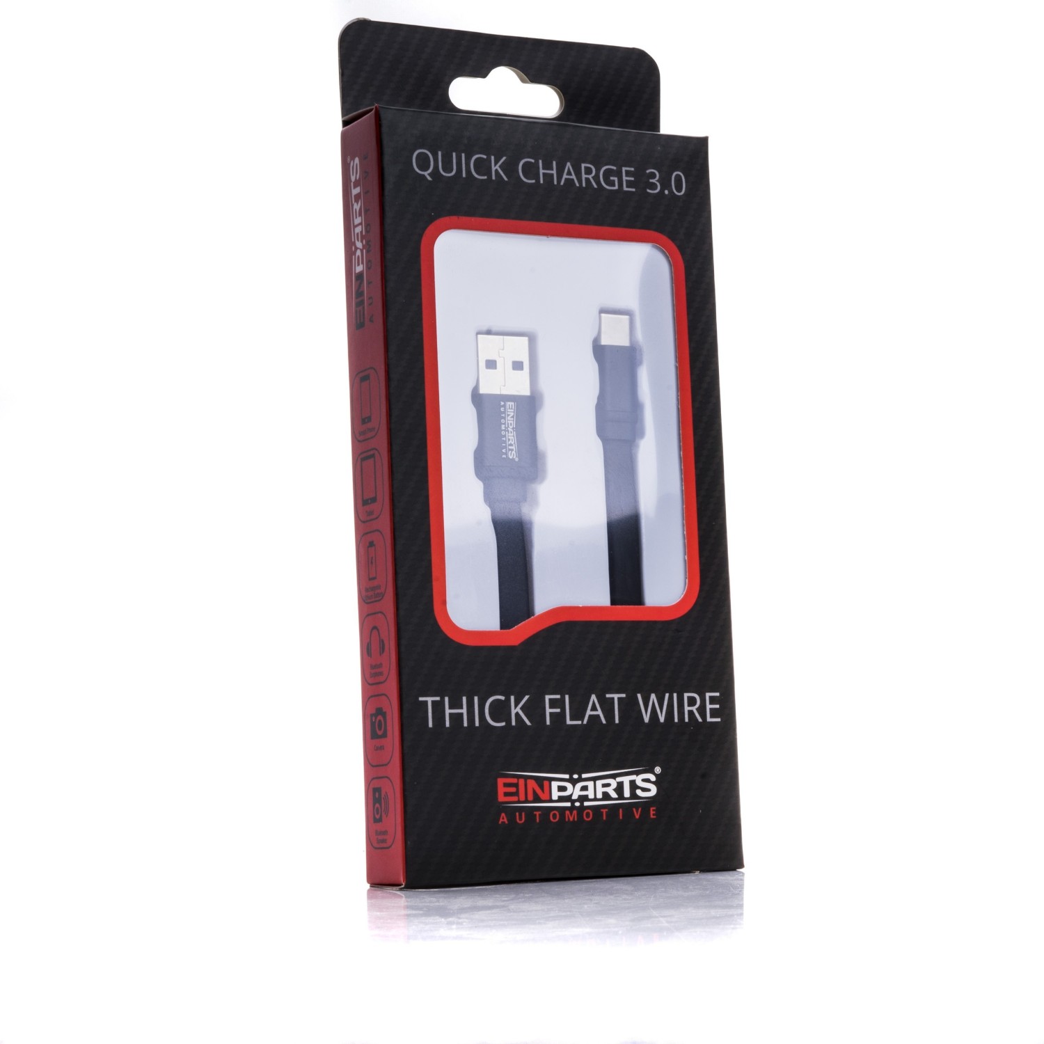 EPACC004 PŁASKI KABEL USB ZE ZŁĄCZEM USB-C