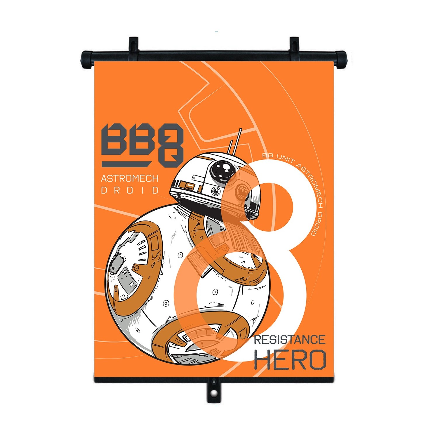 ROLETA PRZECIWSŁONECZNA 1SZT 36*45CM STAR WARS BB8