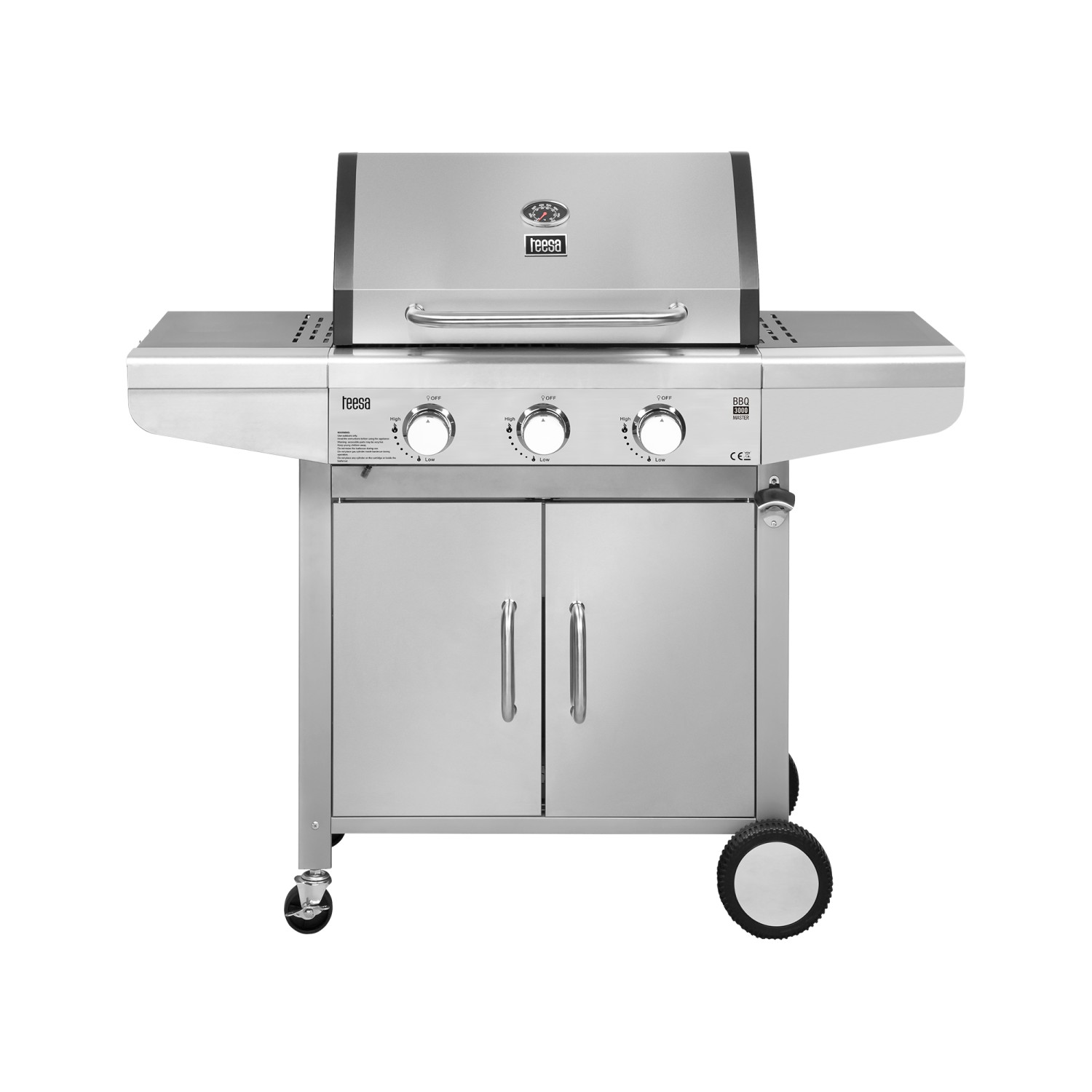 Teesa BBQ 3000 Master Grill gazowy - 3 palniki