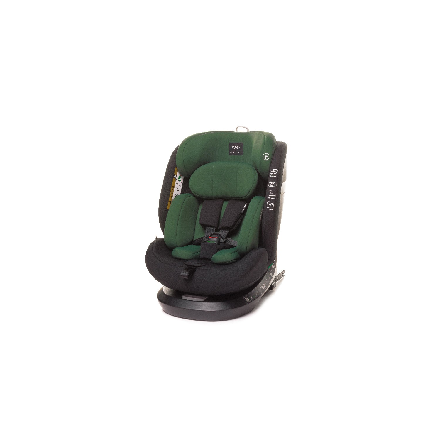 4 BABY Fotelik ROTO-FIX 40-150cm Dark green I-Size