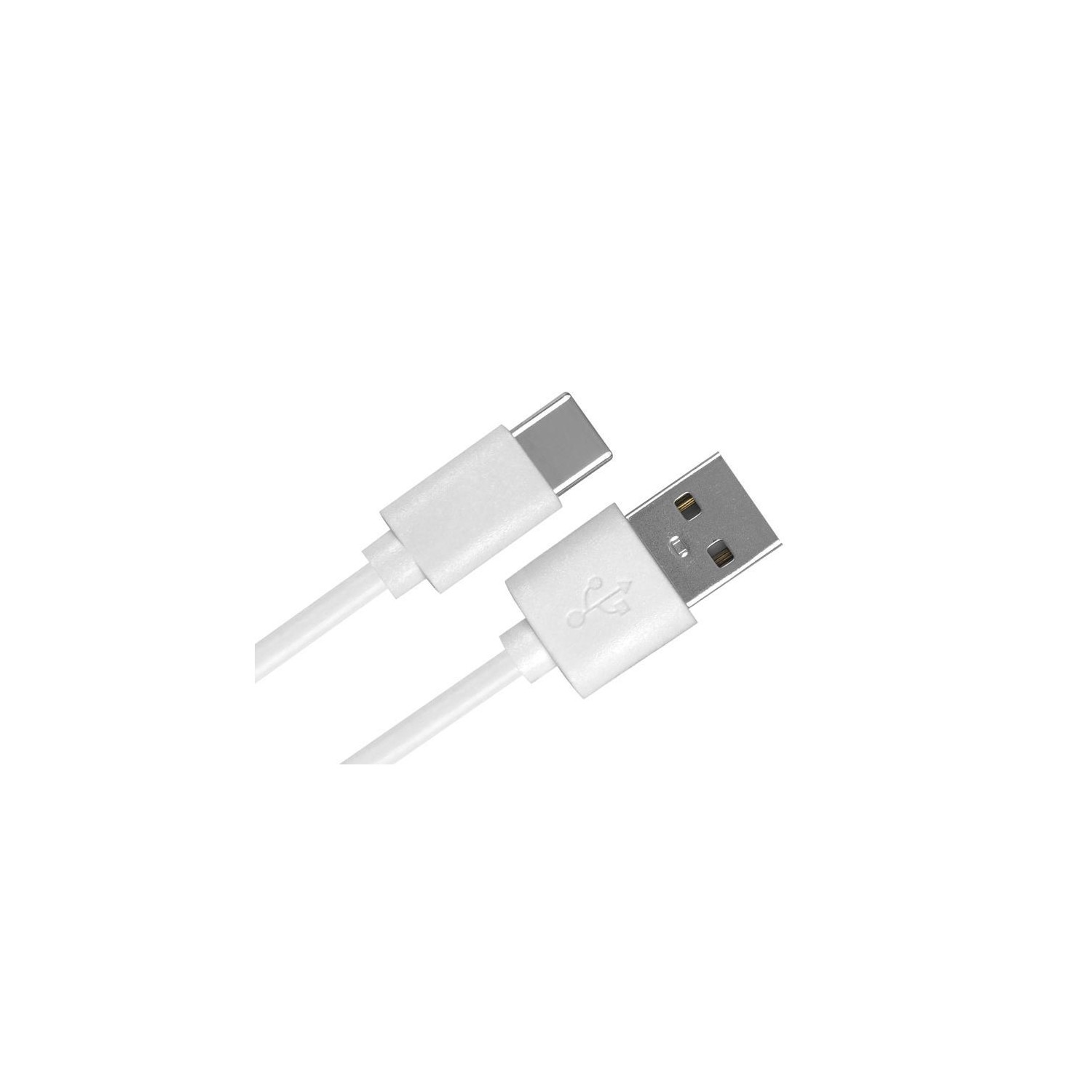 Kabel USB Type-C 2A 2m płaski biały