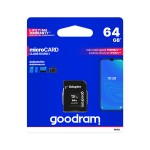 Karta pamięci microSD 64GB UHS-I Goodram z adapterem