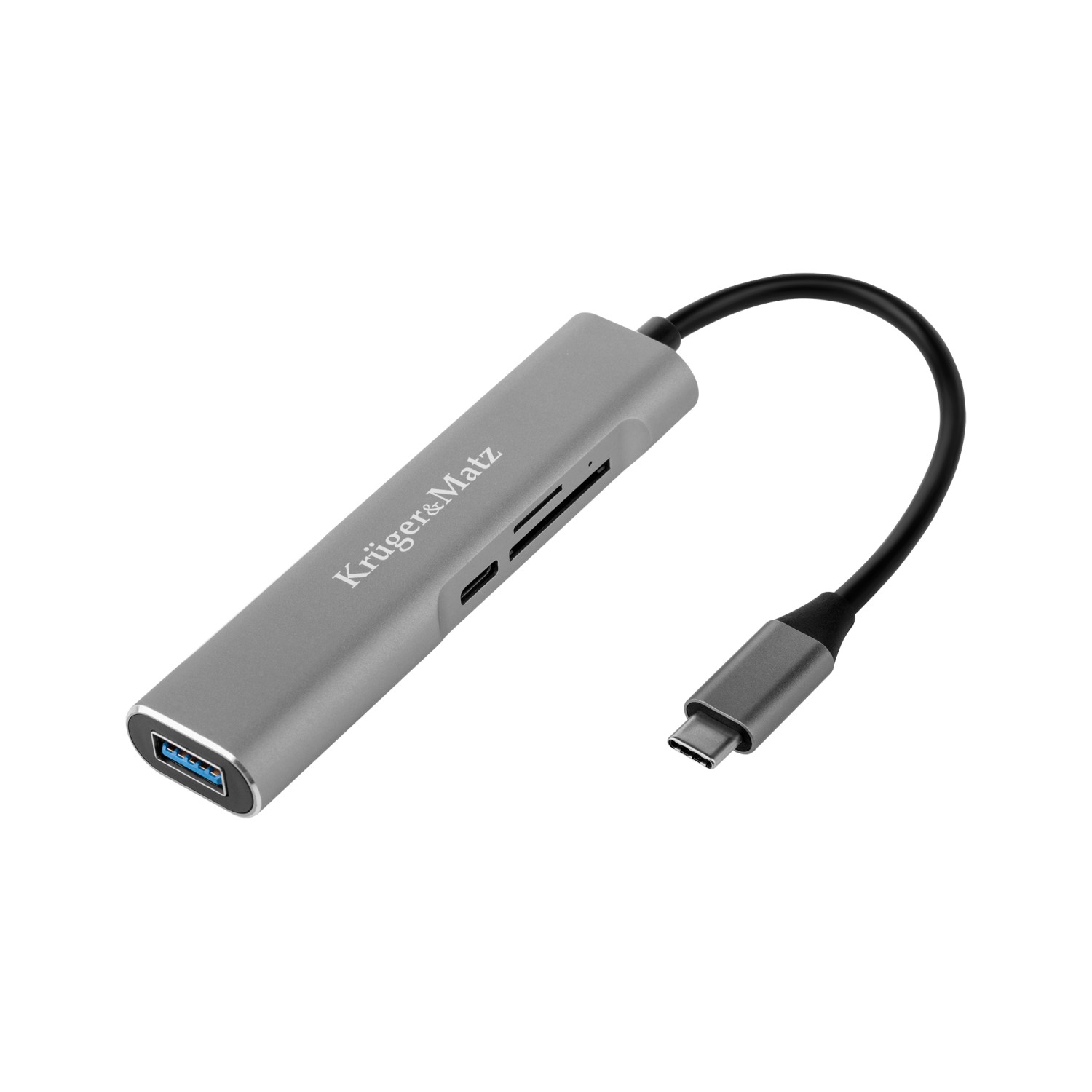 Adapter (HUB) USB typu C na HDMI/USB3.0/SD/MicroSD/C port