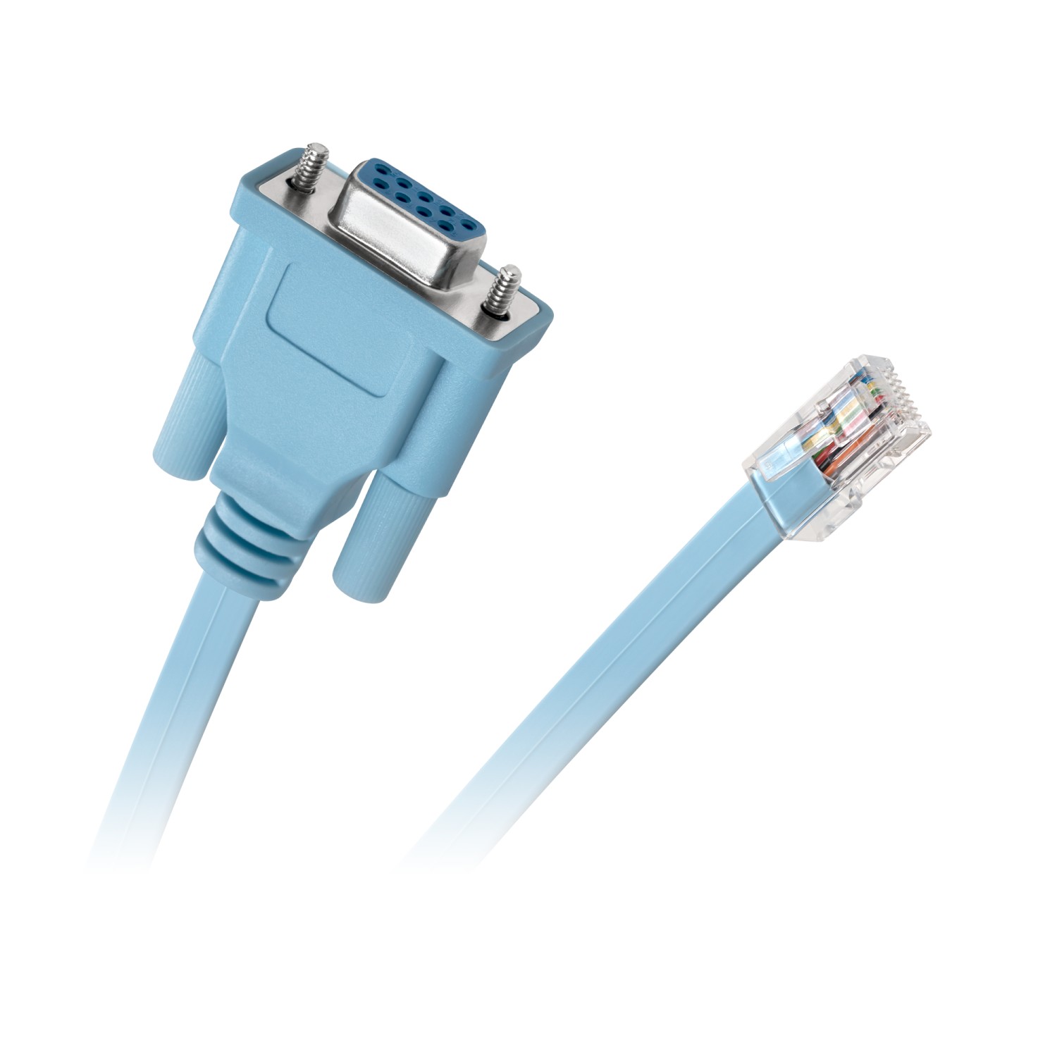 Kabel gniazdo RS232 - wtyk  RJ45