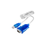 Kabel konwerter USB 2.0 - RS232 (DB9M)