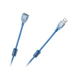 Kabel USB 2.0  Az -Am przedłużacz 5m ekran+filtr