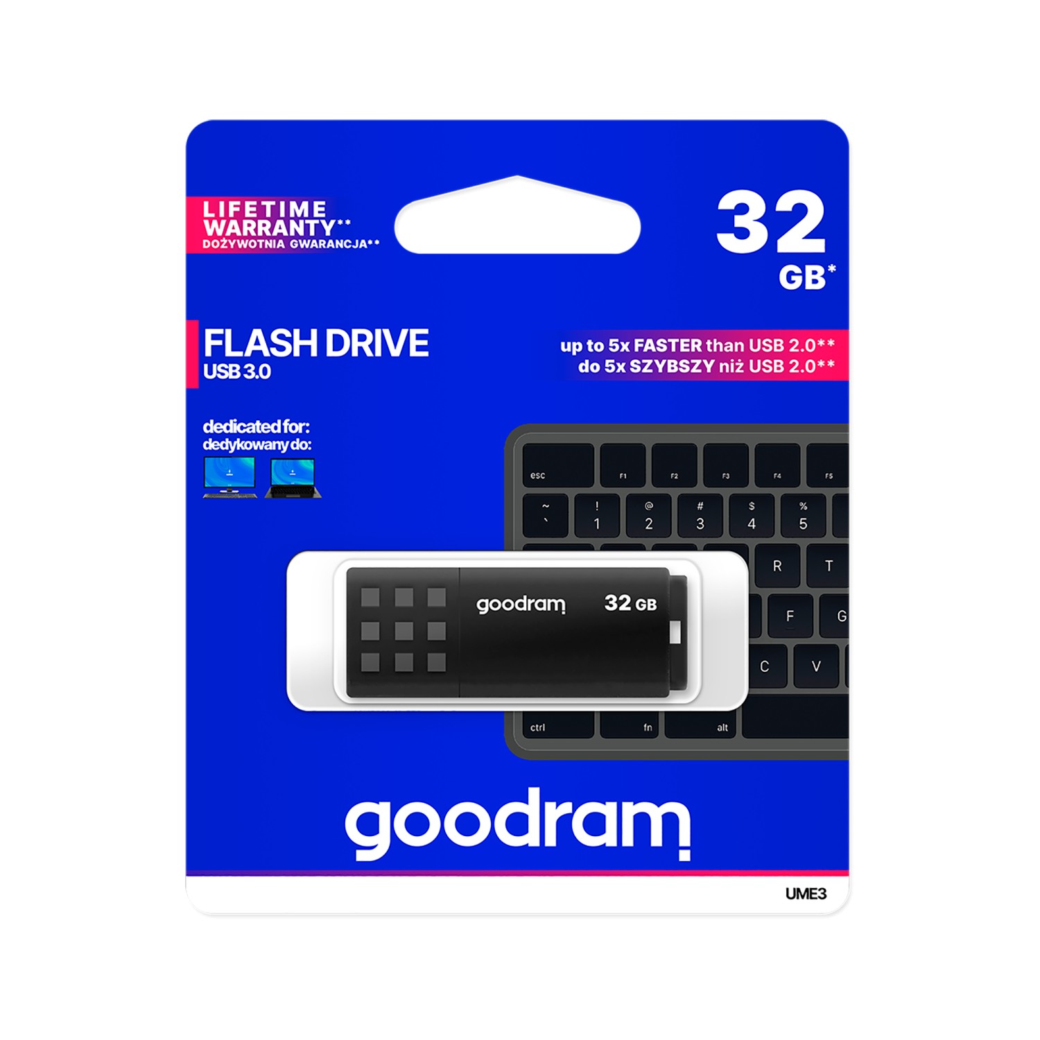 Pendrive Goodram USB 3.2 32GB czarny