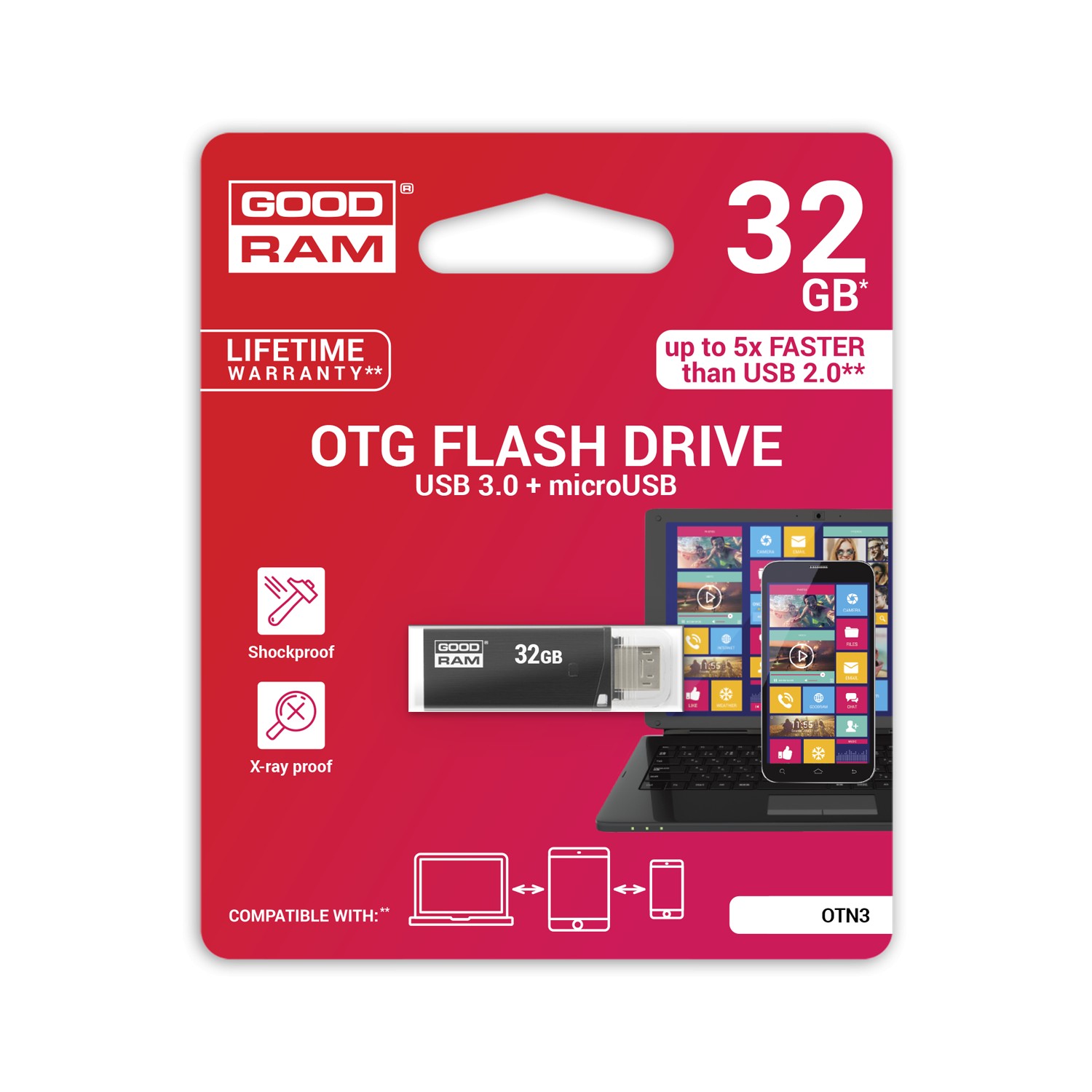 Pendrive Goodram USB 3.0 +...