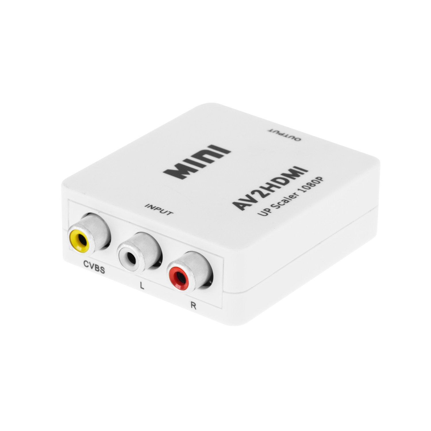 Konwerter sygnału gniazdo AV - CHINCH CVBS + AUDIO - gniazdo HDMI